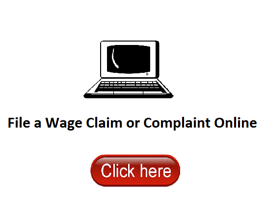 File a Wage Claim or Complaint Online
